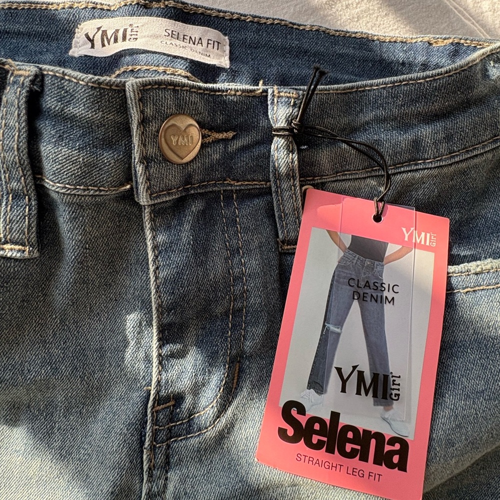 Kids Straight Leg Jeans - Picture 2 of 6